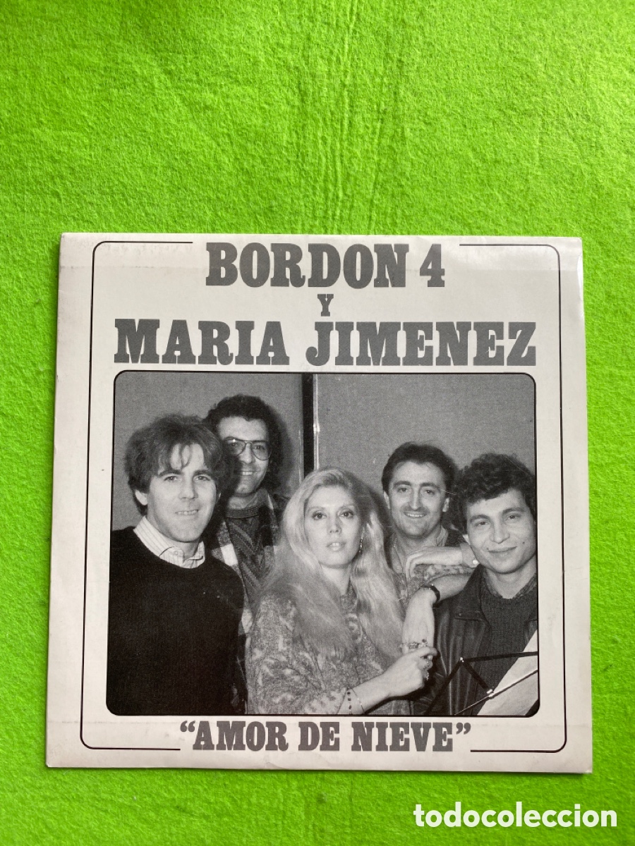 Discos de vinilo: Mar&iacute;a Jim&eacute;nez y Bord&oacute;n 4 (promocional) - Foto 1