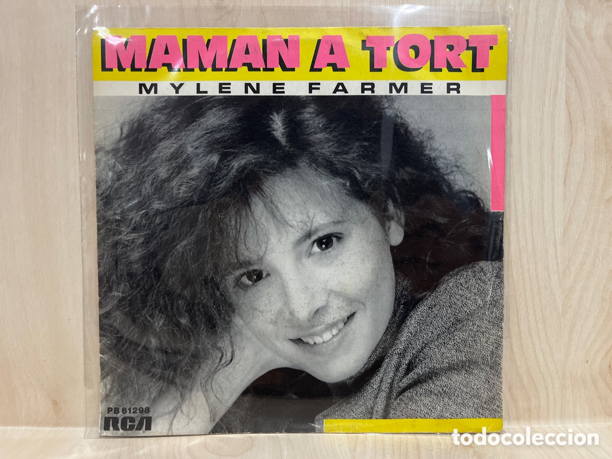 Discos de vinilo: Mylene Farmer - Maman A Tort (7&rdquo;, Single) - Foto 1