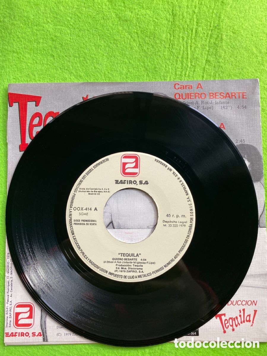 Discos de vinilo: Tequila ( promocional) - Foto 3
