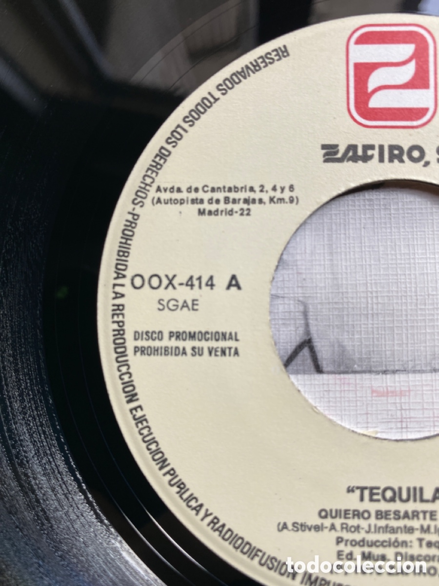 Discos de vinilo: Tequila ( promocional) - Foto 4