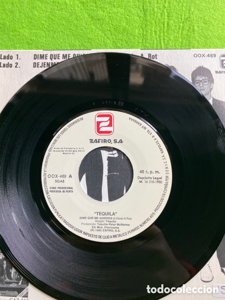 Discos de vinilo: Tequila ( promocional) - Foto 3