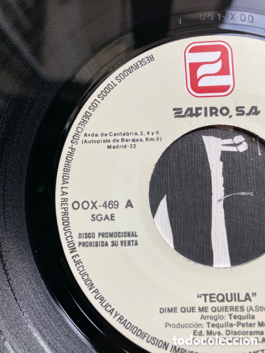 Discos de vinilo: Tequila ( promocional) - Foto 4