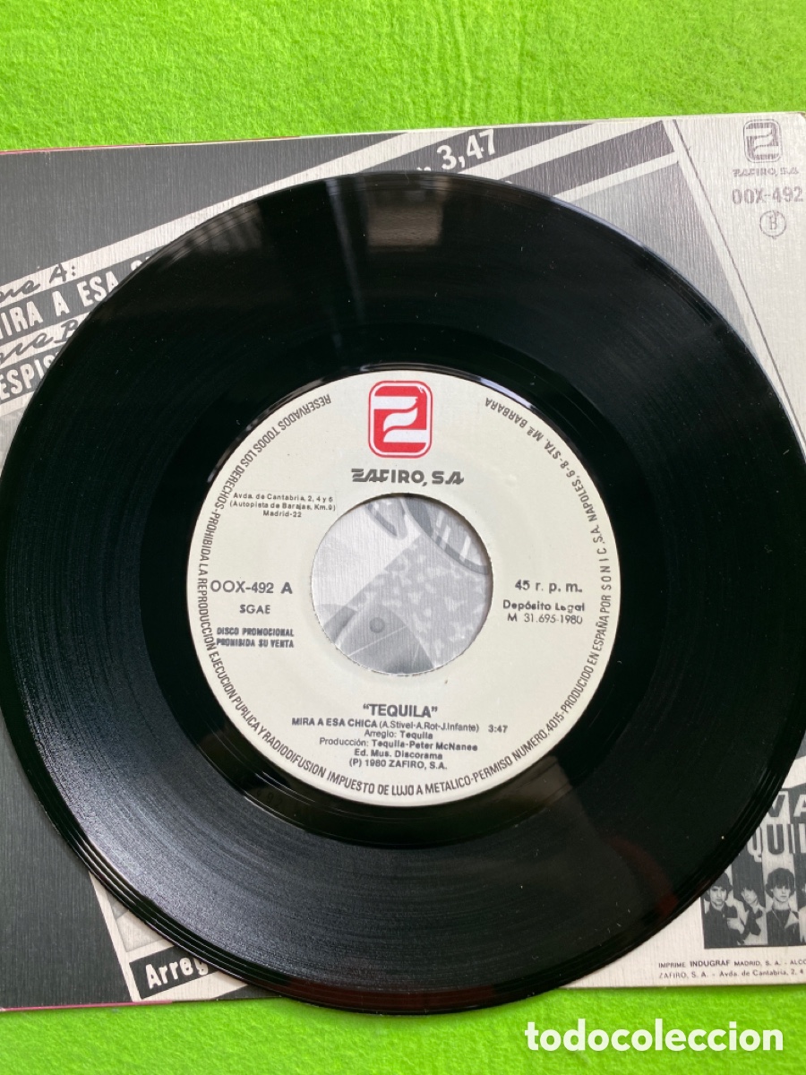 Discos de vinilo: Tequila ( promocional) - Foto 3