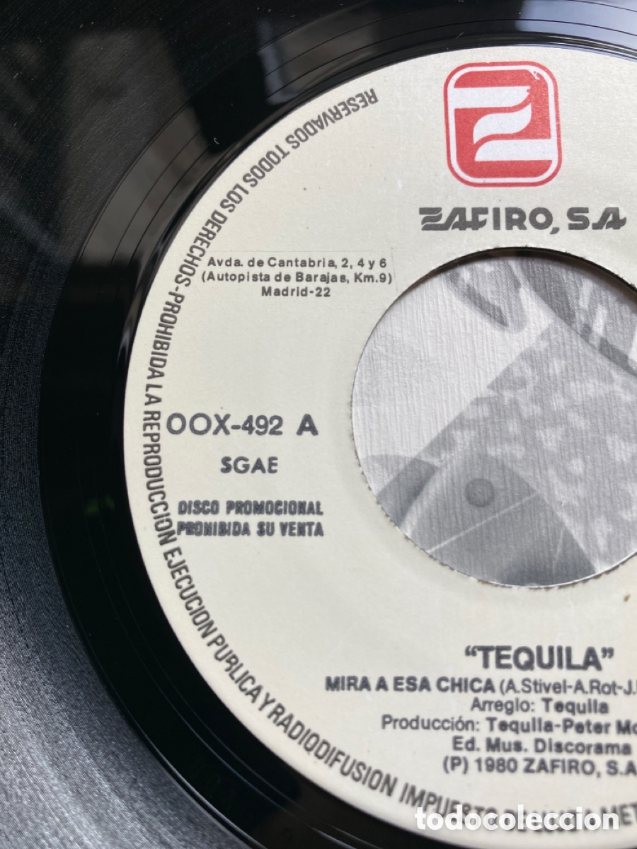 Discos de vinilo: Tequila ( promocional) - Foto 4