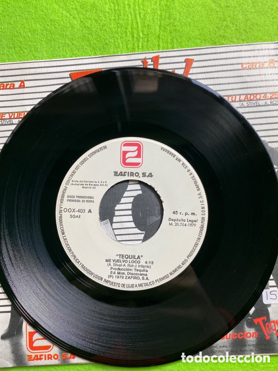 Discos de vinilo: Tequila ( promocional) - Foto 3