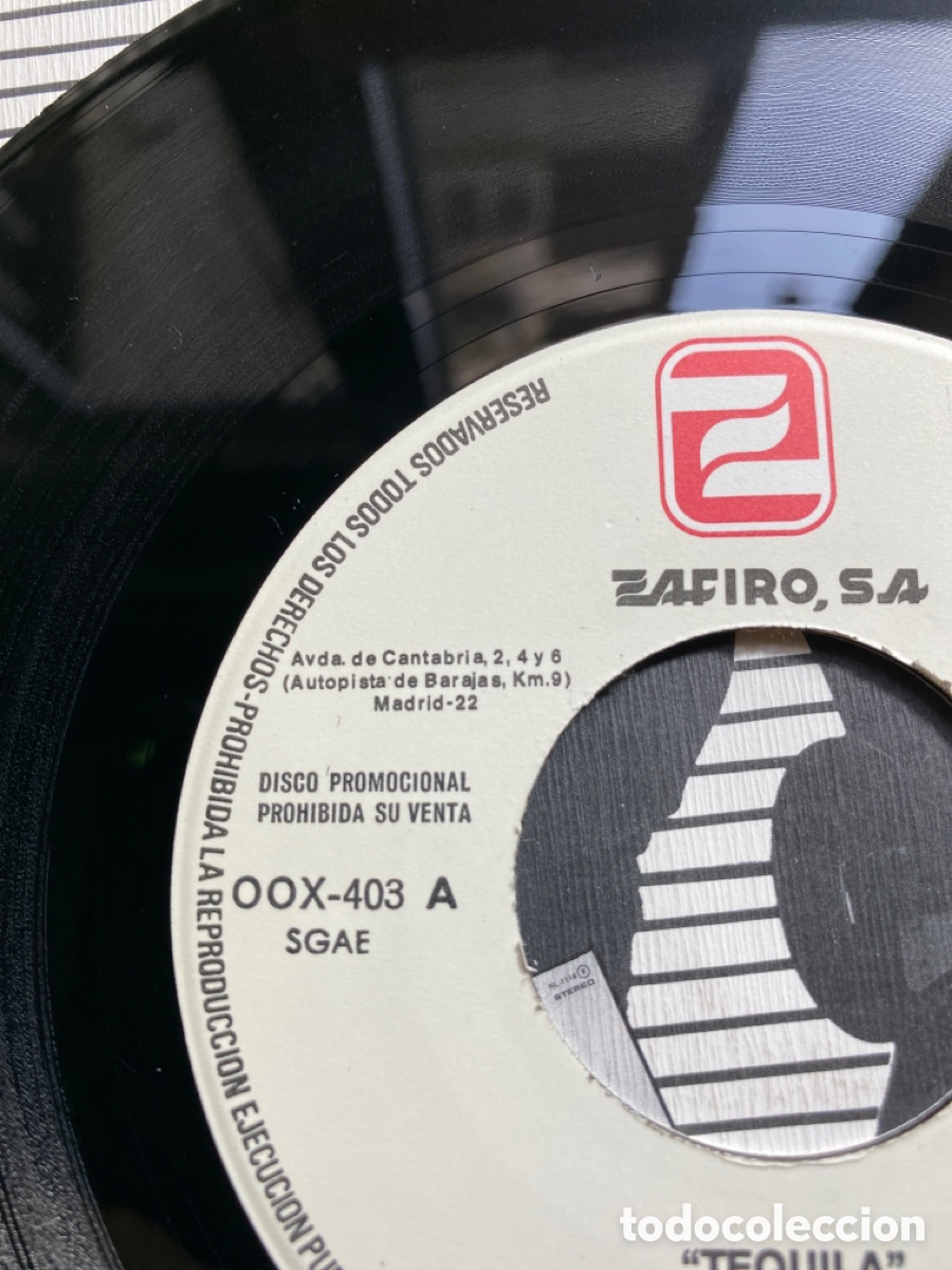 Discos de vinilo: Tequila ( promocional) - Foto 4