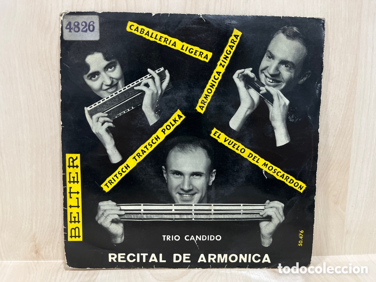 Discos de vinilo: Trio Candido - Recital De Harmonica (7&rdquo;, EP) - Foto 1