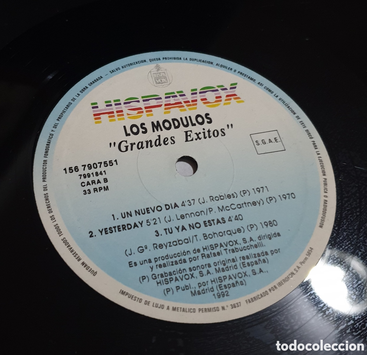 Discos de vinilo: M&oacute;dulos - grandes exitos - Foto 5