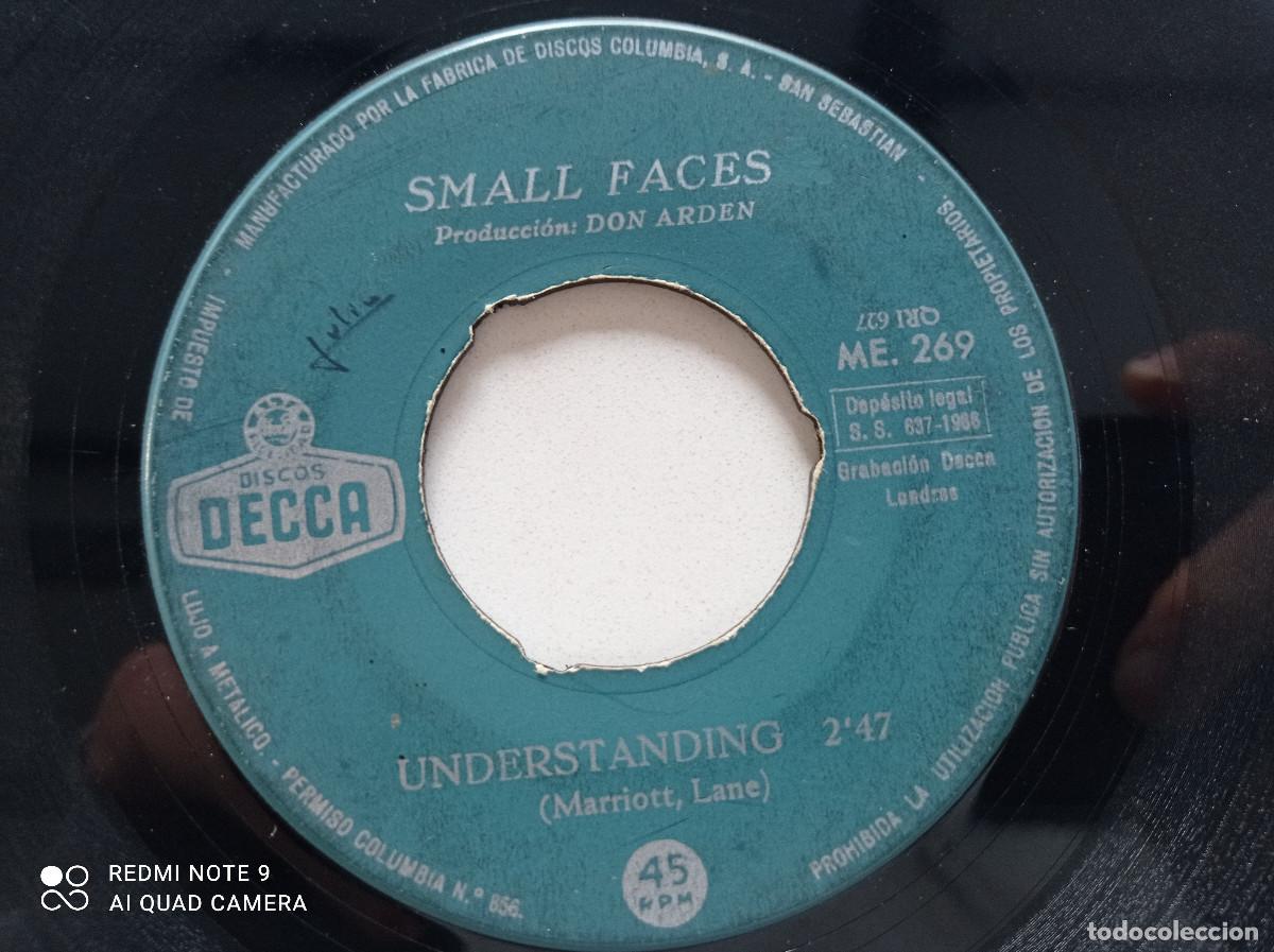 Discos de vinilo: SMALL FACES - Understanding - SINGLE DECCA ESPA&Ntilde;A 1968 - Foto 1