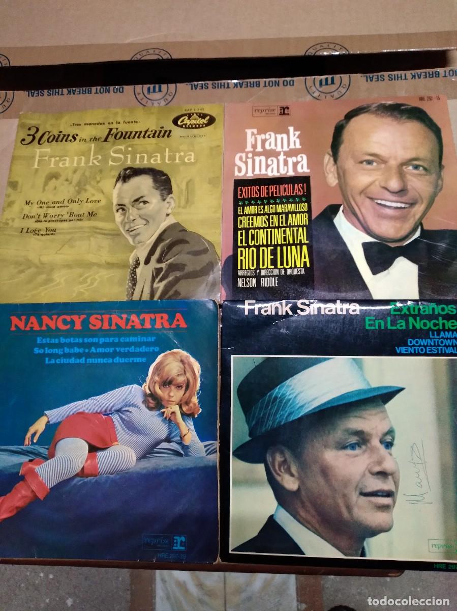 Discos de vinilo: LOTE 4 SINGLES 7&rdquo;-NANCY Y FRANK SINATRA- - Foto 1