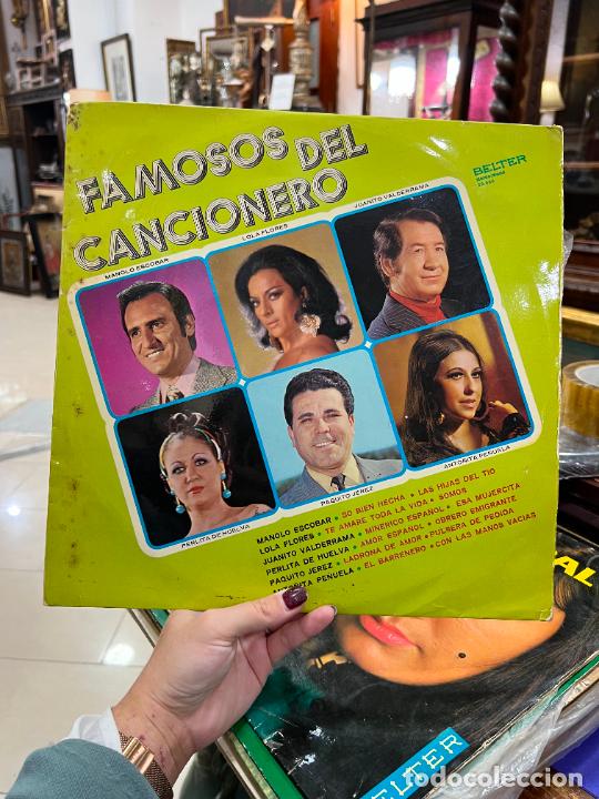 Vinyl-Schallplatten: LP FAMOSOS DEL CANCIONERO