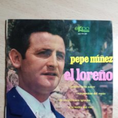 Discos de vinilo: EP 7” PEPE NUÑEZ EL LOREÑO 1968 CAUTIVO DE TU AMOR +3.