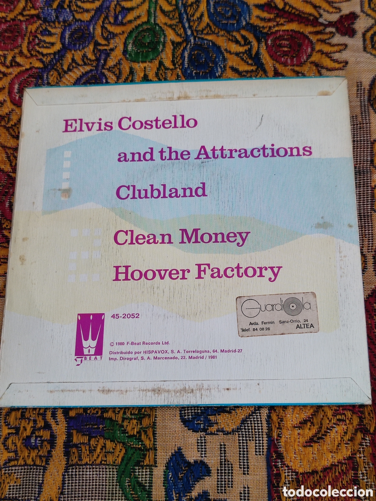Discos de vinilo: Clean Money Elvis Costello EP Single - Foto 2