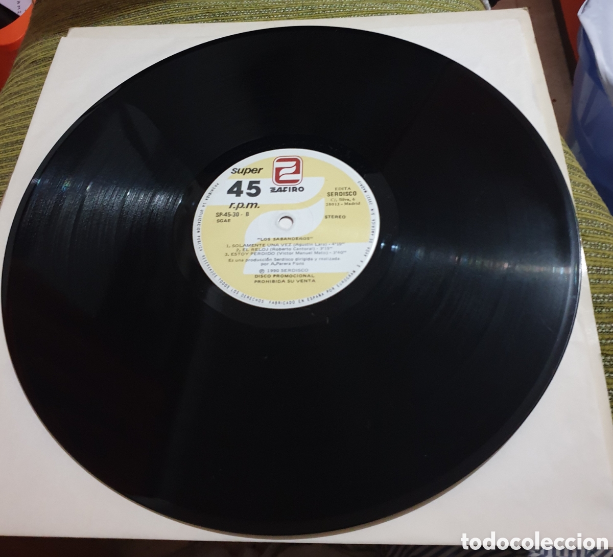 Discos de vinilo: Los Sabande&ntilde;os - a la luz de la luna - Foto 3