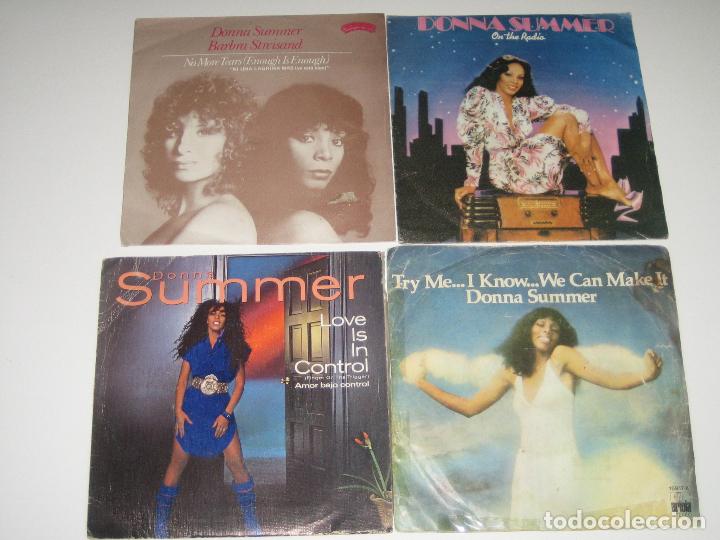 Discos de vinilo: DONNA SUMMER - LOTE DE 4 DISCOS PEQUE&Ntilde;OS - Foto 1