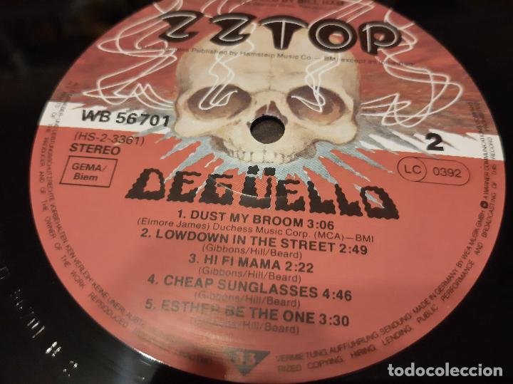 Discos de vinilo: ZZ TOP -DEG&Uuml;ELLO- LP DISCO VINILO - Foto 3