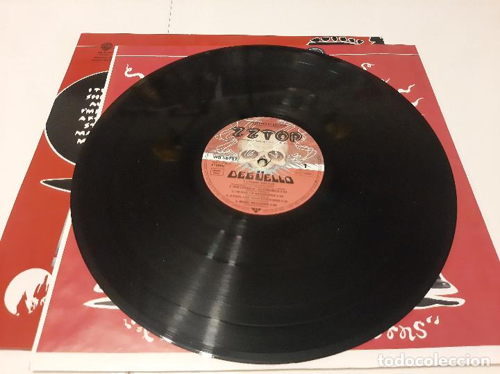 Discos de vinilo: ZZ TOP -DEG&Uuml;ELLO- LP DISCO VINILO - Foto 4