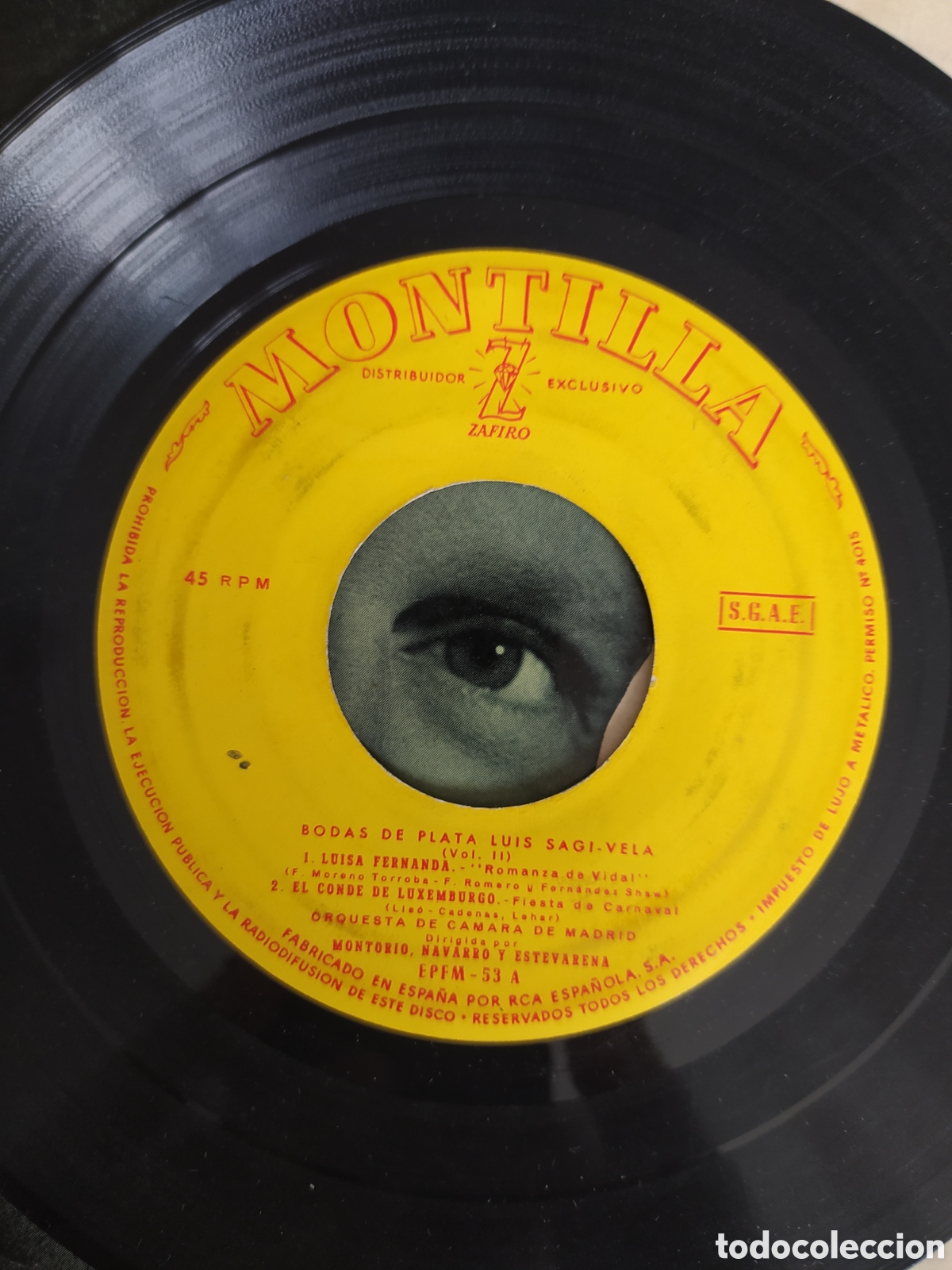 Discos de vinilo: Ep Luis Sagi-vela. Bodas de plata - Foto 3