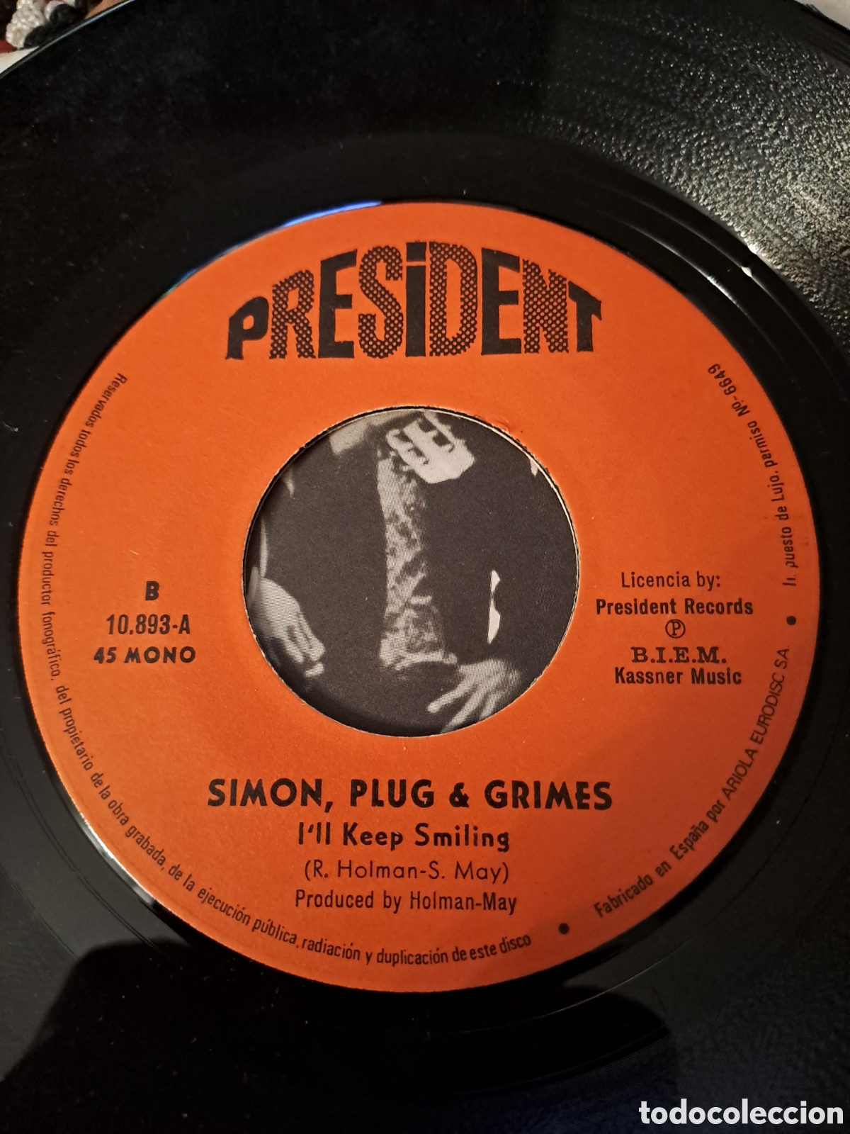 Discos de vinilo: ***Simon, Plug & Grimes&nbsp;&ndash;&nbsp;Pull Together. LCS.1 - Foto 3