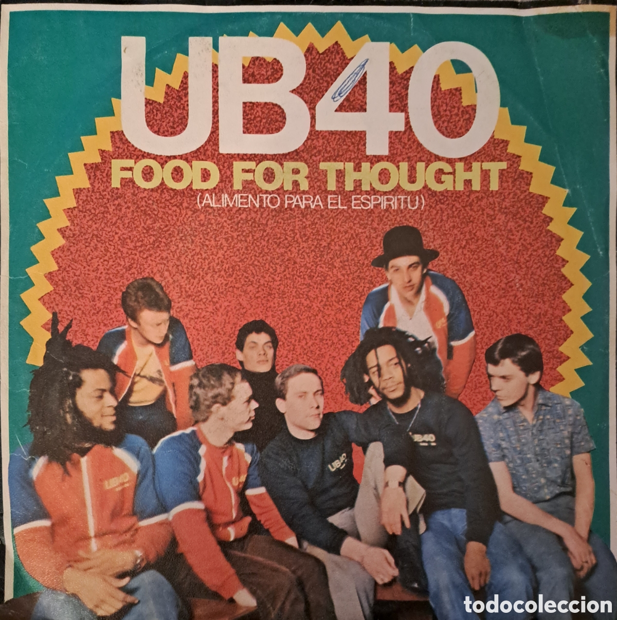 Discos de vinilo: ***UB40&nbsp;&ndash;&nbsp;Food For Thought = Alimento Para El Esp&iacute;ritu. - Foto 1