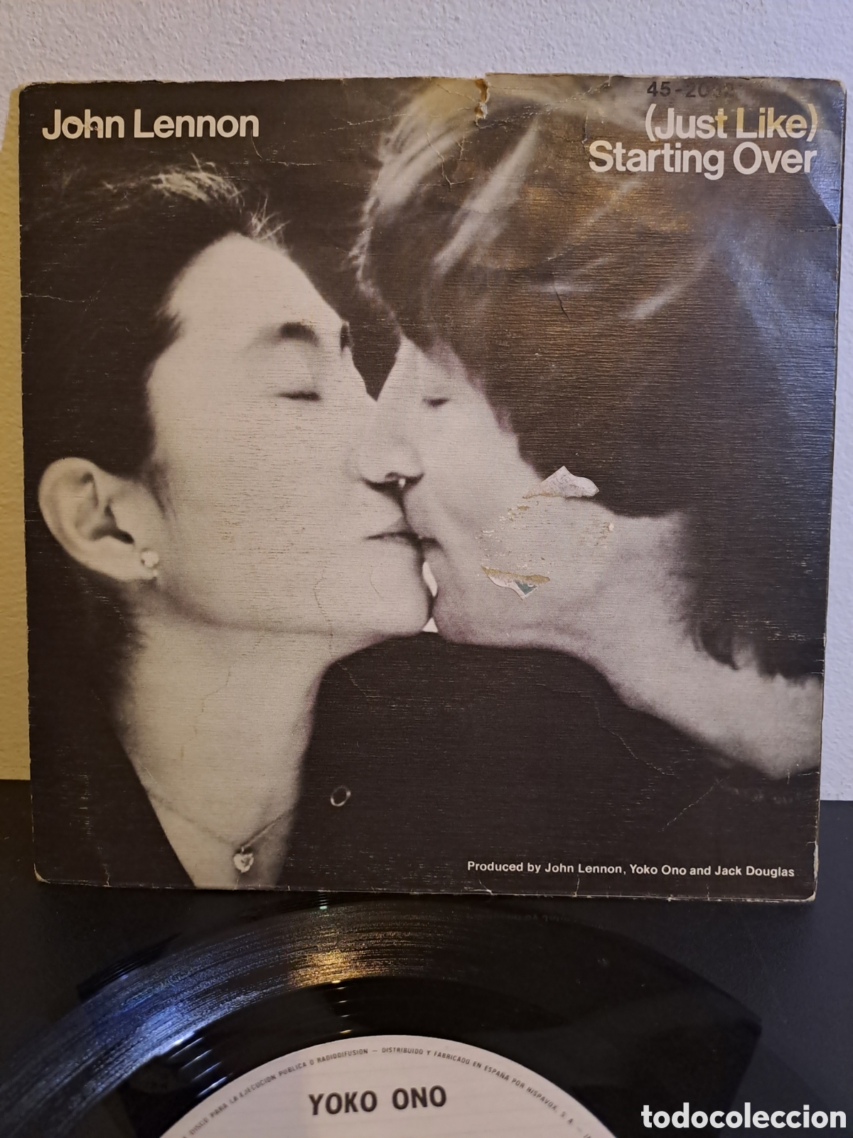 Discos de vinilo: ***John Lennon&nbsp;&ndash;&nbsp;(Just Like) Starting Over. LGS.9 - Foto 3