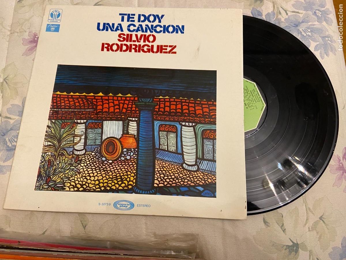 Dischi in vinile: SILVIO RODRIGUEZ TE DOY UNA CANCION LP 1975 MUY BUEN ESTADO