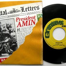 Discos de vinilo: CAPITAL LETTERS - PRESIDENT AMIN / FIRE - SINGLE GREENSLEEVES RECORDS / EDIGSA 1980 BPY. Lote 386732954