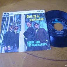 Discos de vinilo: EP : GERRY AND THE PACEMAKERS - GERRY IN CALIFORNIA - ED UK. 1965 EX. Lote 386752544