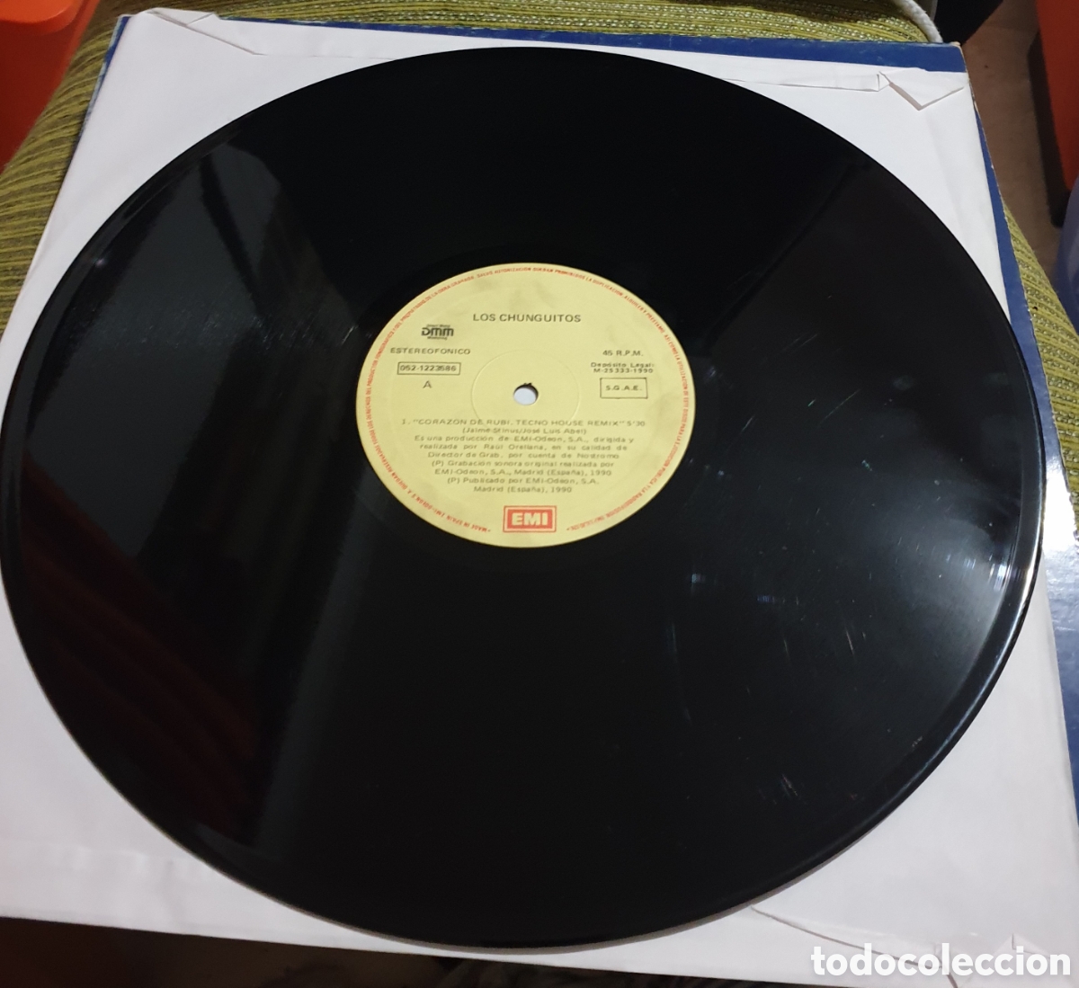 Discos de vinilo: Los chunguitos - corazon de rub&iacute; - Foto 2