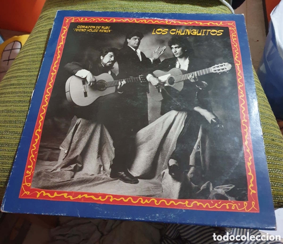 Discos de vinilo: Los chunguitos - corazon de rub&iacute; - Foto 1
