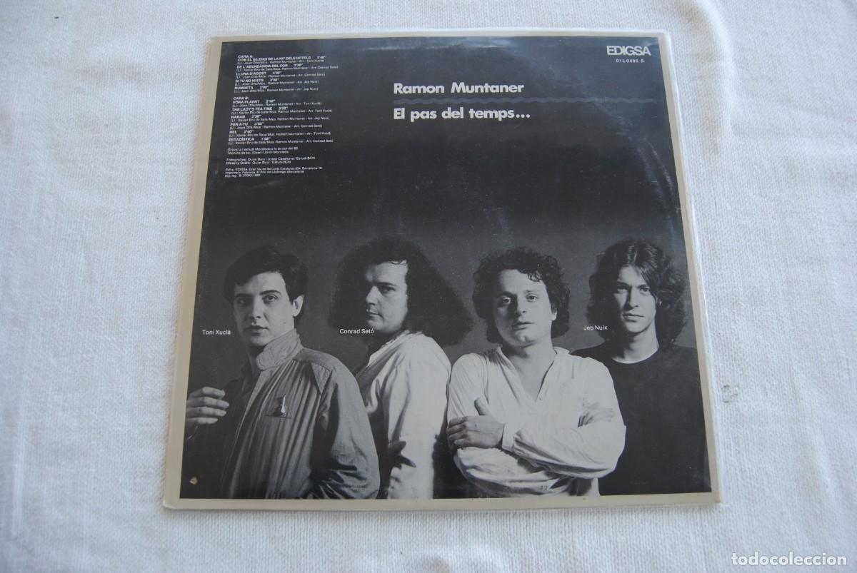 Discos de vinilo: 5.- Ramon. Muntaner. lp. El pas del temps.... edigsa 1982. com nou - Foto 2