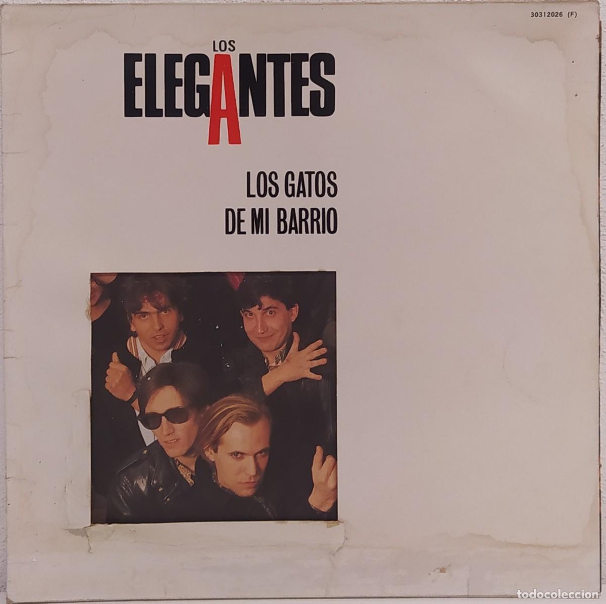 Discos de vinilo: LP Los Elegantes - Los Gatos De Mi Marrio - Foto 1