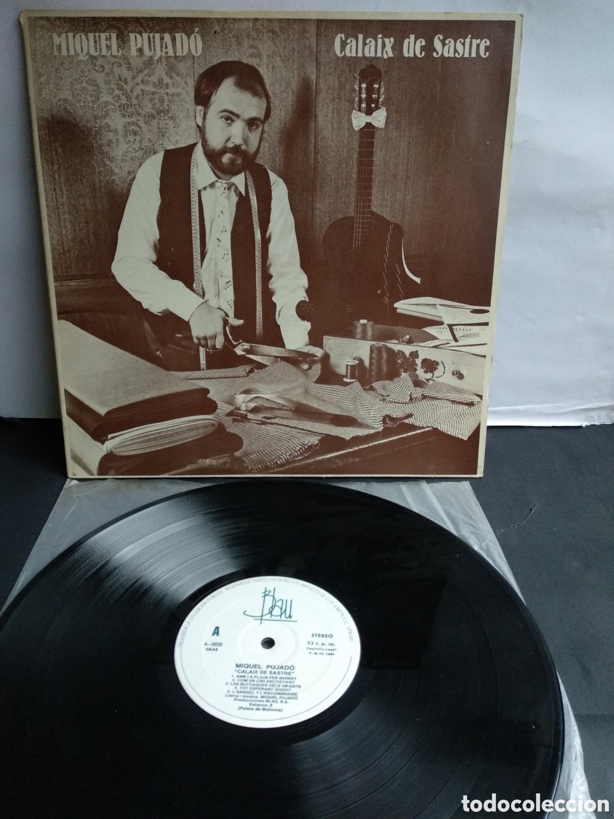 Disques de vinyle: *MIQUEL PUJADO, CALAIX DE SASTRE , SPAIN, BLAU, 1984, LC.3