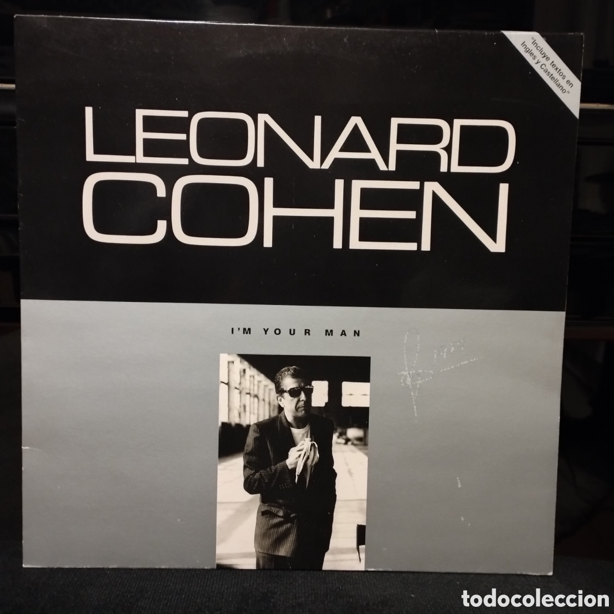 Discos de vinilo: Leonard Cohen - Im Your Man LP 1988 - Foto 1