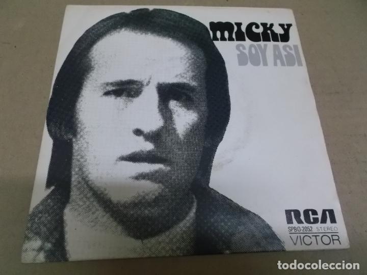 Discos de vinilo: MICKY (SN) SOY ASI A&Ntilde;O &ndash; 1973 - Foto 1