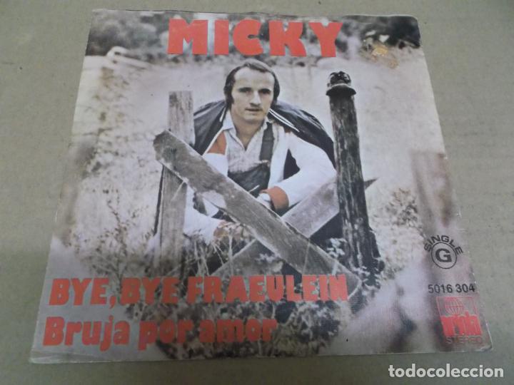Discos de vinilo: MICKY (SN) BYE BYE FRAEULEIN A&Ntilde;O &ndash; 1976 - Foto 1