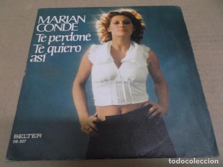 Discos de vinilo: MARIAN CONDE (SN) TE PERDONE A&Ntilde;O &ndash; 1975 - Foto 1