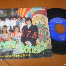 Discos de vinilo: 7'' : TONY RONALD - 6.3.4... RARO 45 RPM SPANISH 1969 EX. Lote 386848574