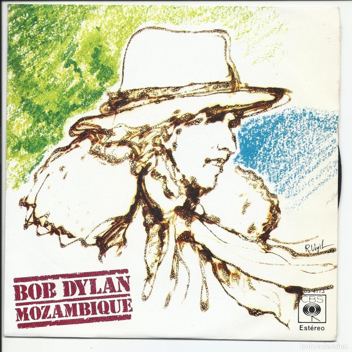 Discos de vinilo: Bob Dylan.- Mozambique Single CBS 4113 Spain 1976 - Foto 1
