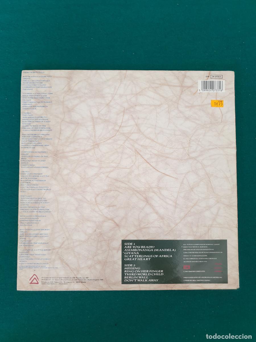 Discos de vinilo: Johnny Clegg & Savuka &ndash; Third World Child - Foto 2