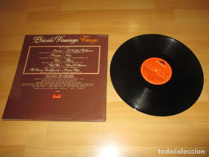 Discos de vinilo: PLACIDO DOMINGO - TANGO - SPAIN - POLYDOR - IBL - - Foto 2