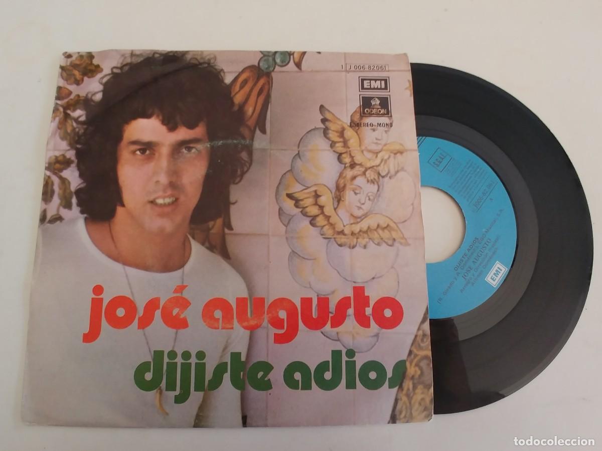 Discos de vinilo: JOSE AUGUSTO-SINGLE DIJISTE ADIOS - Foto 1