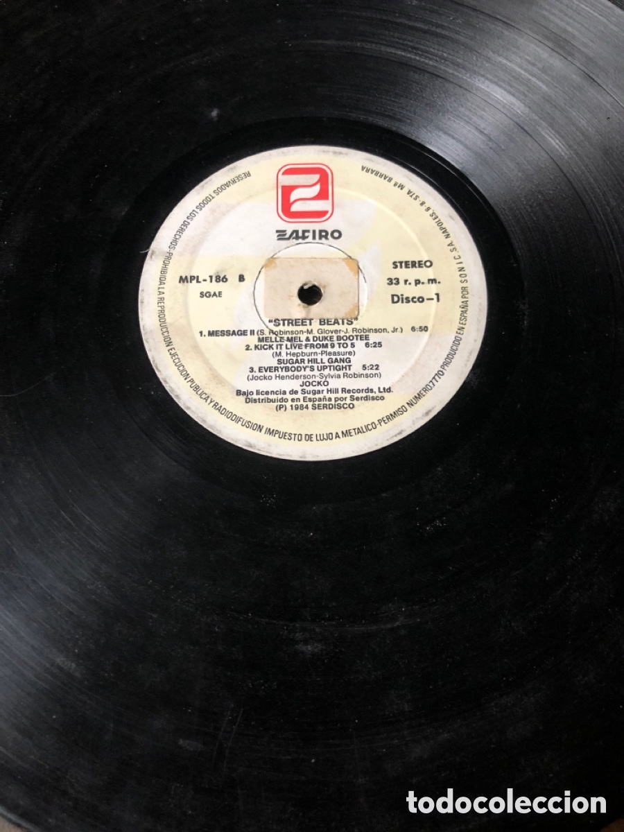 Discos de vinilo: Zafiro Street Beats 1984 - Foto 2