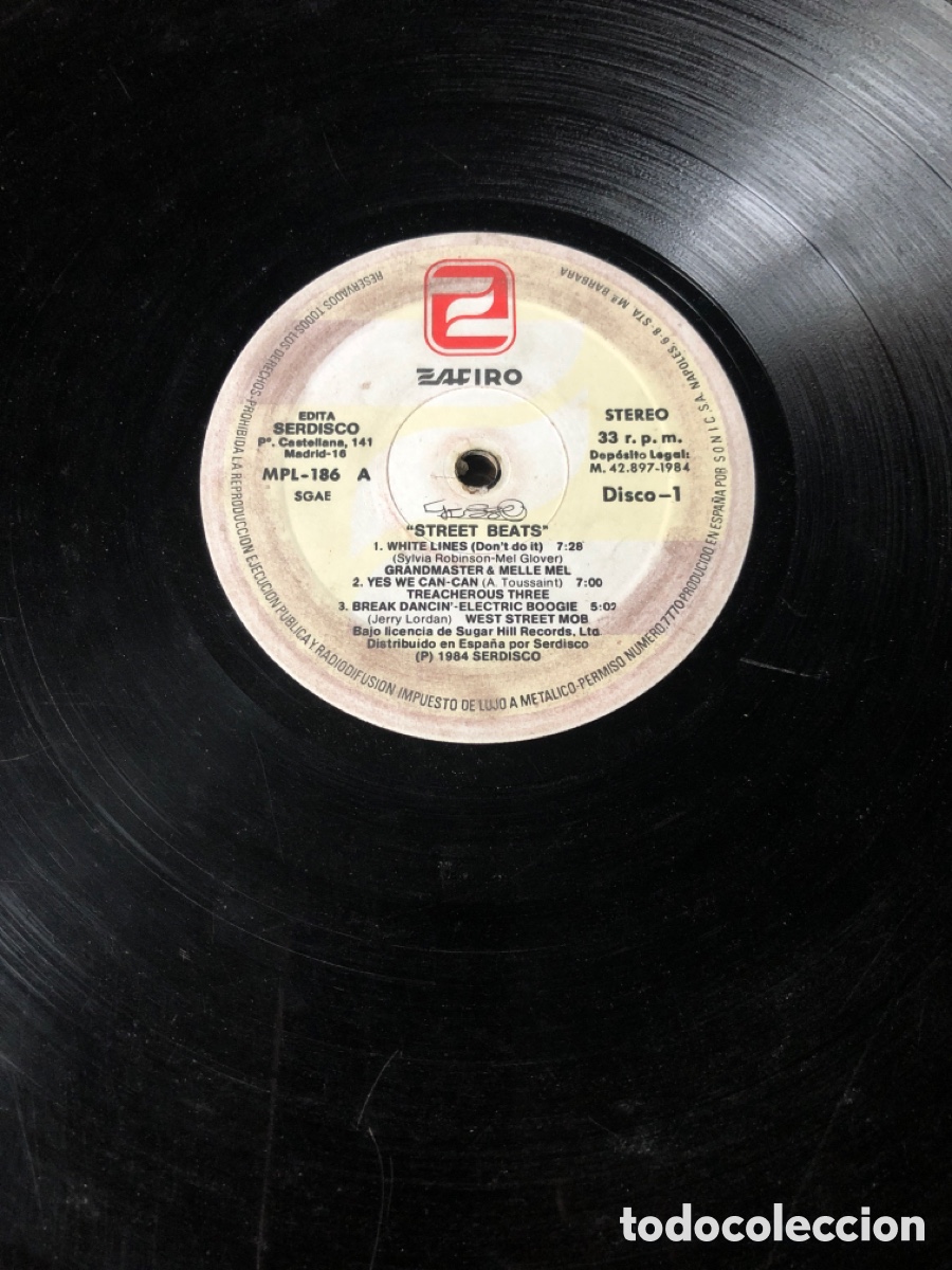 Discos de vinilo: Zafiro Street Beats 1984 - Foto 1