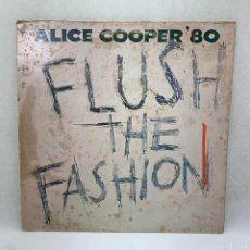 Discos de vinilo: LP - VINILO ALICE COOPER - FLUSH THE FASHION + ENCARTE - ITALIA - AÑO 1980. Lote 386946164