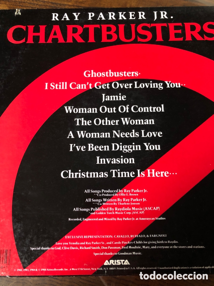 Discos de vinilo: Ray Parker Jr. Chartbusters - Foto 2