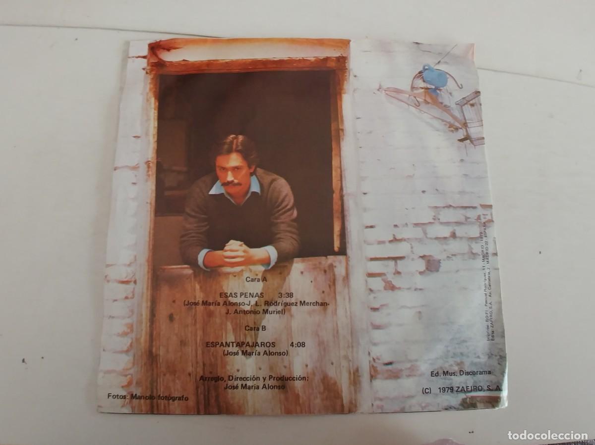 Discos de vinilo: JOSE UMBRAL-SINGLE ESAS PENAS - Foto 2