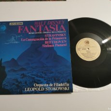 Discos de vinilo: FANTASIA VOLUMEN 2 BANDA SONORA WALT DISNEY LP VINILO 1968 ESPAÑA LEOPOLD STOKOWSKI MUY RARO