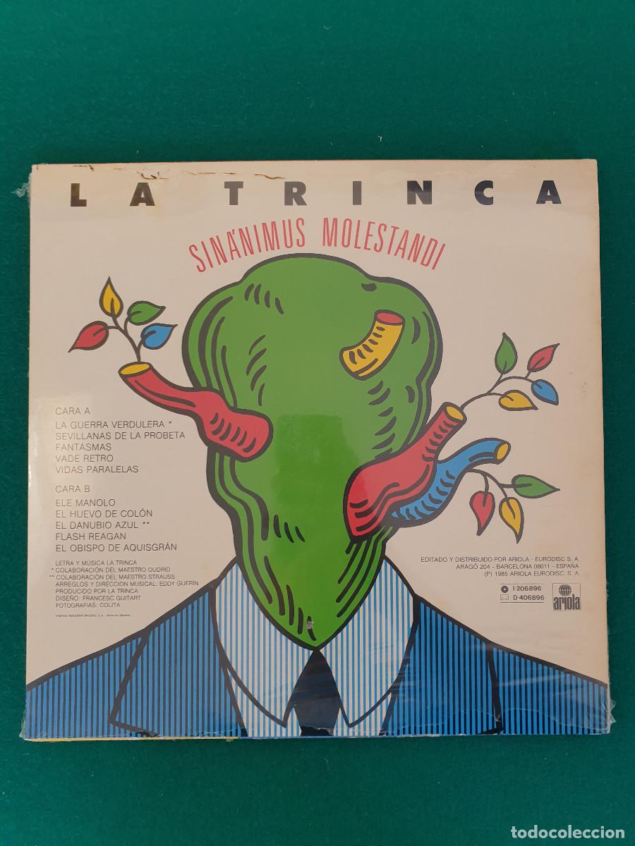 Discos de vinilo: LA TRINCA. SINANIMUS MOLESTANDI - Foto 2