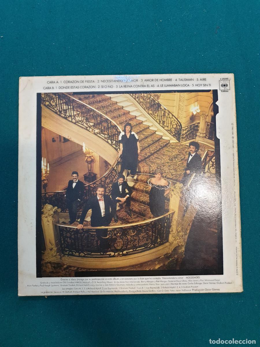 Discos de vinilo: Mocedades &ndash; Amor De Hombre - Foto 2